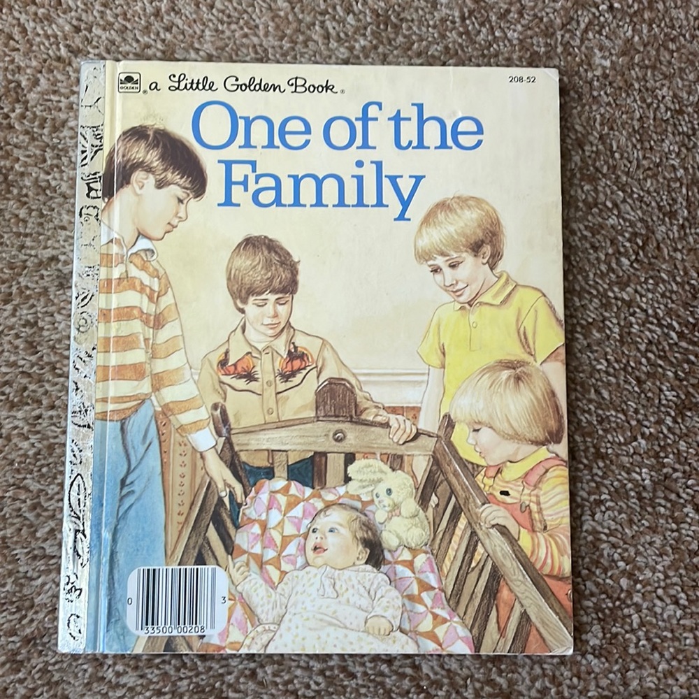 VTG little golden book, One of the Family, 1983